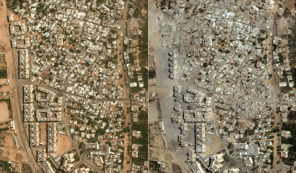 Destruction in Gaza Captured by New Satellite Images