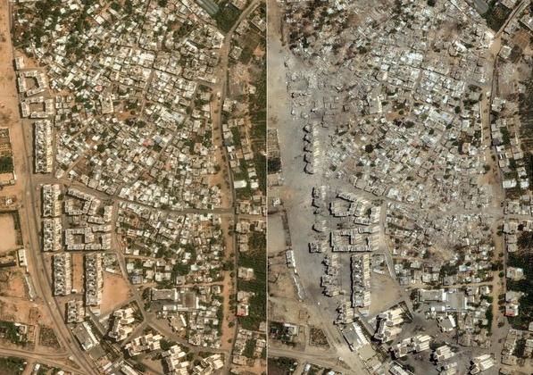 Destruction in Gaza Captured by New Satellite Images