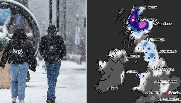 UK Faces Freezing Temperatures and Snowfall as Cold Weather Hits