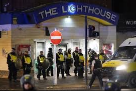 Violence Erupts Between Protesters and Police Amid Community Tensions in South London
