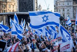 Braverman Joins London Rally in Support of Israel