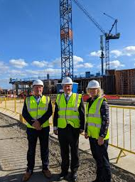 In Pictures: Gove and Starmer Visit Construction Sites Amid Housing Debate
