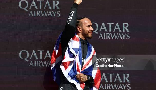 Sir Brian May Among Celebrities as Lewis Hamilton Wins British Grand Prix
