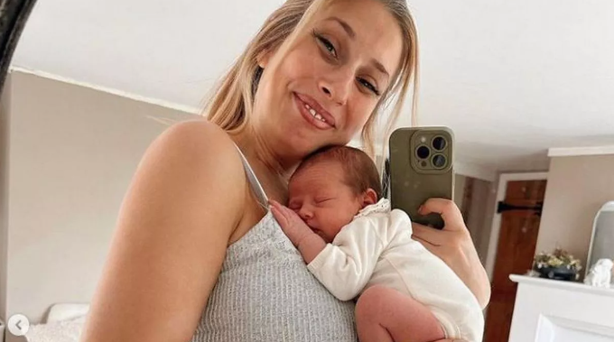 Stacey Solomon Shares Heartwarming Family Photo with Baby Belle